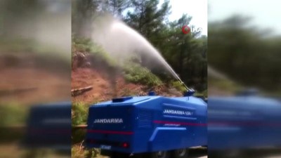 terorle mucadele -  Jandarma Genel Komutanlığı: “Yangın söndürme çalışmalarına 2 bin 630 personel, 339 araç ve 6 helikopterle ile destek veriliyor” Videosu