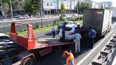 zincirleme kaza -  Malatya'da trafiği felç eden zincirleme kaza Videosu