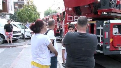 altin -  Ümraniye’de 5 katlı binada çıkan yangın paniğe neden oldu Videosu