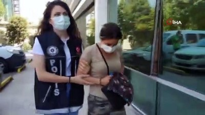 metamfetamin -  Yolcu otobüsünden inerken uyuşturucuyla yakalanan kadın tutuklandı Videosu
