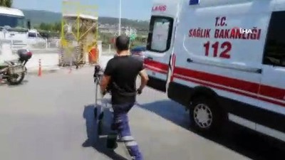 yasli kadin -  Akaryakıt istasyonunda korkutan kaza Videosu