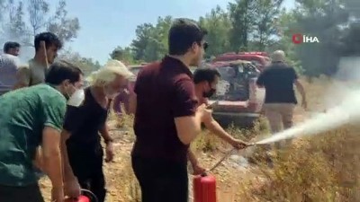 at ciftligi -  Alanya'daki orman yangını hızlı müdahale ile söndürüldü Videosu