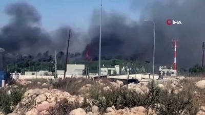 itfaiyeciler -  - Batı Şeria'da çıkan orman yangını yerleşim yerlerini tehlikeye atıyor Videosu