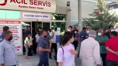 saglik calisanlari -  Hastanede güvenlikler ile vatandaşların yumruklu maske kavgası: 3 yaralı Videosu