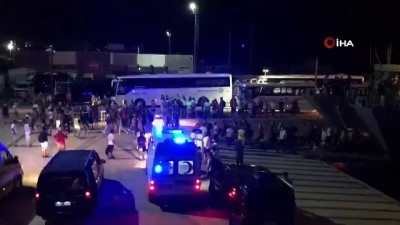  Ören'den gemilerler tahliye edilen vatandaşlar Bodrum'da