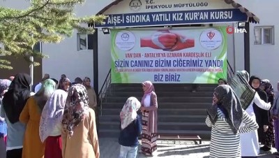  Orman yangını şehitleri anısına fidan bağışı