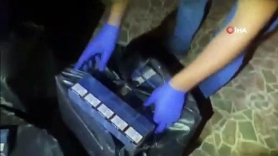 sigara -  Osmaniye’de 4 bin paket kaçak sigara ele geçirildi Videosu