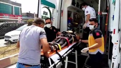 ticari arac -  Araç devrildi; genç sürücü ölümden döndü Videosu