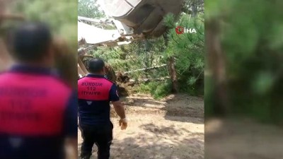 helikopter -  Burdur’un Tefenni ilçesinde çıkan yangın kontrol altına alındı Videosu