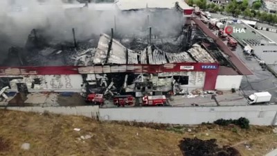 harabe -  Esenyurt'ta yangın 5 saat sonunda kontrol altına alındı Videosu