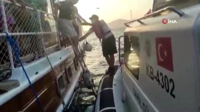 guvenli bolge -  - Sahil Güvenlik Komutanlığı yangın ile mücadele ediyor Videosu