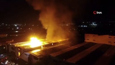 tedbirler -  Boya fabrikasında çıkan dev yangın kontrol altına alındı Videosu