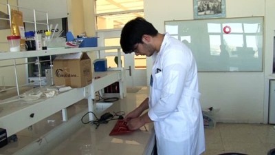 laboratuvar -  Gramı 50 kuruşa ısıya dayanıklı malzeme geliştirdi Videosu