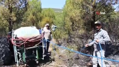 helikopter -  Saruhanlı’daki orman yangını vatandaş ve ekiplerin iş birliği ile söndürüldü Videosu