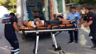 polis -  Önündeki otomobile çarpıp taklalar attı: 4 yaralı Videosu