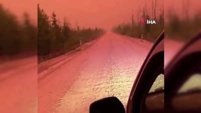  - Sibirya'daki orman yangınları yerleşim alanlarını tehdit etmeye devam ediyor