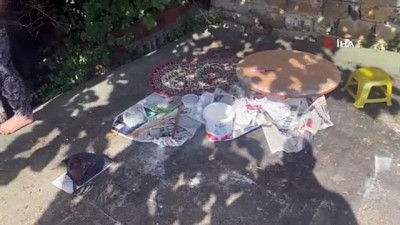 yarali kadin -  Yufka açan kadın çatıdan düştü, kızı sinir krizi geçirdi Videosu