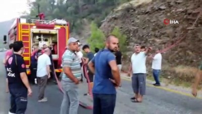 helikopter -  Bozdoğan’daki orman yangını sürüyor Videosu