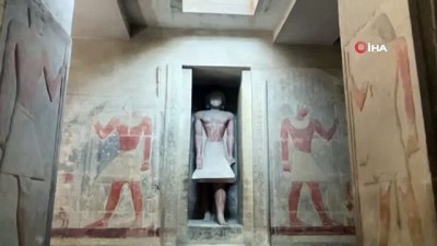  - Mısır’daki Sakkara antik mezarlığındaki duvar resimleri 4 bin yıl sonra hala tüm ihtişamını koruyor