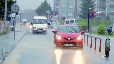 meteoroloji -  Ordu’da sağanak sonrası yollarda su birikintileri oluştu Videosu