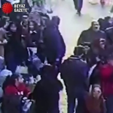 Taksim'de bomba bırakan kadın teröristin kaçış anı kamerada
